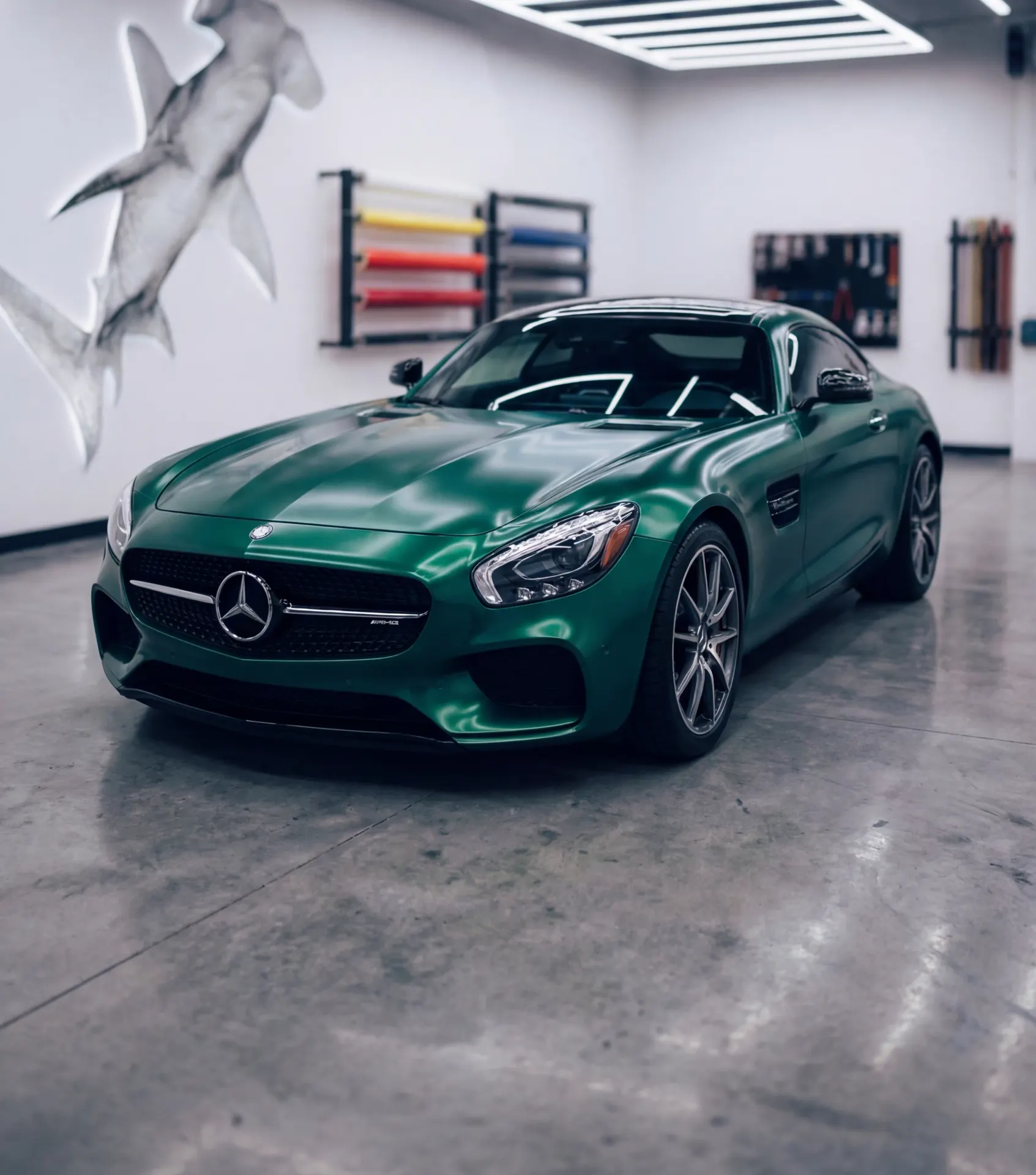 Ceramic tint and PPF finish on a sports car
